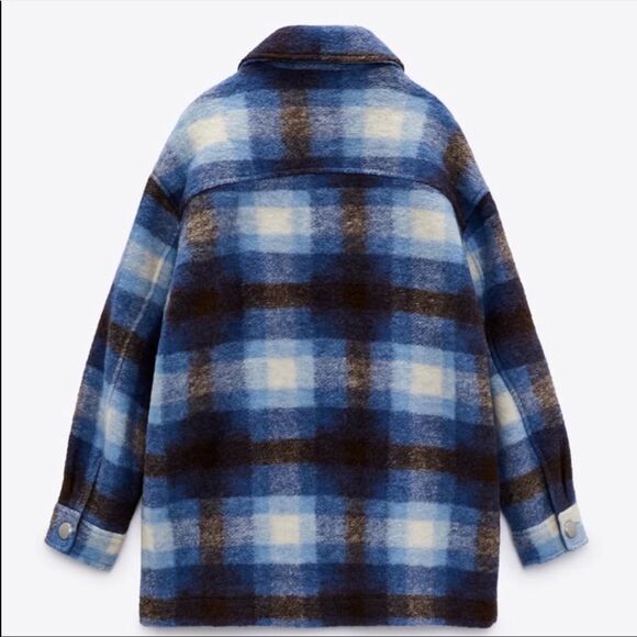 Zara Plaid Premium Overshirt - Picture 5 of 7
